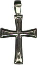 Christian Cross Sterling Silver Charm Pendant