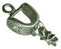 Cowboy's Spur Small 3D Sterling Silver Charm Pendant