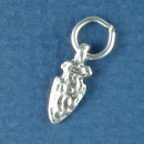 Indian Arrowhead 3D Sterling Silver Small Charm Pendant