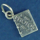 Photo Album 3D Sterling Silver Charm Pendant