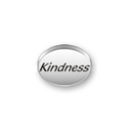 Inspiration Message Word Beads: Kindness Sterling Silver Charm