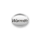 Inspiration Message Word Beads: Warmth Sterling Silver Charm