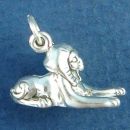 Egyptian Sphinx 3D Sterling Silver Charm Pendant