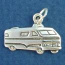 RV Travel Trailers Vechicle Sterling Silver Charm Pendant