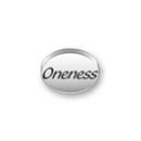 Inspiration Message Word Beads: Oneness Sterling Silver Charm