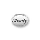 Inspiration Message Word Beads: Charity Sterling Silver Charm