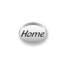 Inspiration Message Word Beads: Home Sterling Silver Charm