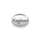 Inspiration Message Word Beads: Forgiven Sterling Silver Charm