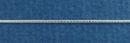 Round Omega Necklace 16 Inch in Length Sterling Silver Chain 1-mm in Diameter with Lobster Clasp