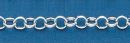 120 Rolo Chain Sterling Silver Bracelet 6 Inch 5mm Diameter