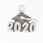 2020 Graduation Cap Charm Sterling Silver