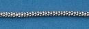 Thailand Bead 3-mm Sterling Silver Mesh Chain 20 Inches Long with Oxidized Finish