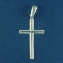 Sterling Silver Medium Christian Cross Pendant
