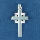 Sterling Silver Medium Christian Cross Pendant