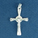 Crucifix Medium Sterling Silver Christian Cross Pendant