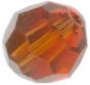 Round Swarovski Crystal Indian Red Crystal 8mm Crystal Package of 20 Pieces