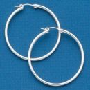 Hoop 44-mm Sterling Silver Earring Pair Wholesale