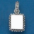Square disk with multi-bead trim with bead bale