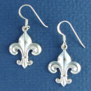 Fleur de Le Puffed Sterling Silver Earrings