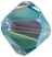 Bicone Wholesale Swarovski Crystal Beads Aquamarine Crystal AB 16 Bead Strand 8mm Crystal
