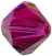 Bicone Wholesale Swarovski Crystal Beads Fuchsia Crystal 16 Bead Strand 8mm Crystal