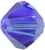 Bicone Wholesale Swarovski Crystal Beads Light Sapphire Crystal 16 Bead Strand 8mm Crystal