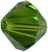 Bicone Wholesale Swarovski Crystal Beads Olivine Crystal  16 Bead Strand 8mm Crystal