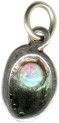 Oyster with Opal 3D Charm Sterling Silver Pendant
