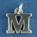 Initial Charm and Letter Charms Sterling Silver Image