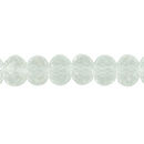 Chinese Crystal Rondelle Beads Wholesale 72 Bead Strand Clear Crystal 8mm Crystal Beads