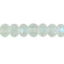 Chinese Crystal Rondelle Beads Wholesale 72 Bead Strand Clear Crystal AB 8mm Crystal Beads