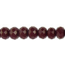 Chinese Crystal Rondelle Beads Wholesale 72 Bead Strand Garnent Crystal 8mm Crystal Beads