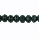 Chinese Crystal Rondelle Beads Wholesale 72 Bead Strand Jet Crystal 8mm Crystal Beads