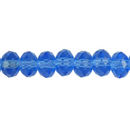 Chinese Crystal Rondelle Beads Wholesale 72 Bead Strand Sapphire Crystal 8mm Crystal Beads