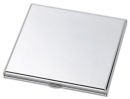 Compact Mirror Silver Tone Square