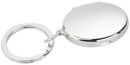 Silver Metal Locket Photo Key Chain Engravable Gift