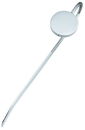 Long Stem Bookmark Silver Tone
