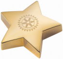 Star Paper Weight Gold Tone