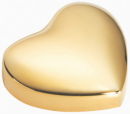 Heart Paper Weight Gold Tone