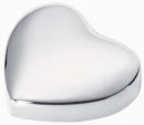 Heart Paper Weight Silver Tone