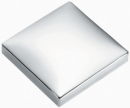 Square Paper Weight Silver Tone