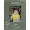 Picture Frame  fits 4" x 6" Silver Tone with Baby Design