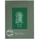 Picture Frame  fits 4" x 6" Silver Tone Softball Design