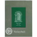 Picture Frame  fits 4" x 6" Silver Tone with Volleyball  Design