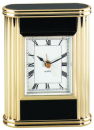 Marble Table Clock in Black
