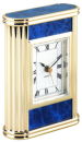 Marble Table Clock in Blue