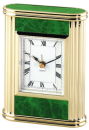 Marble Table Clock in Green