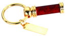 Marble Key Chain with Engraving Plate Wine