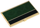 Marble Business Card Case in Green