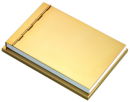 Memo Pad Holder in Gold